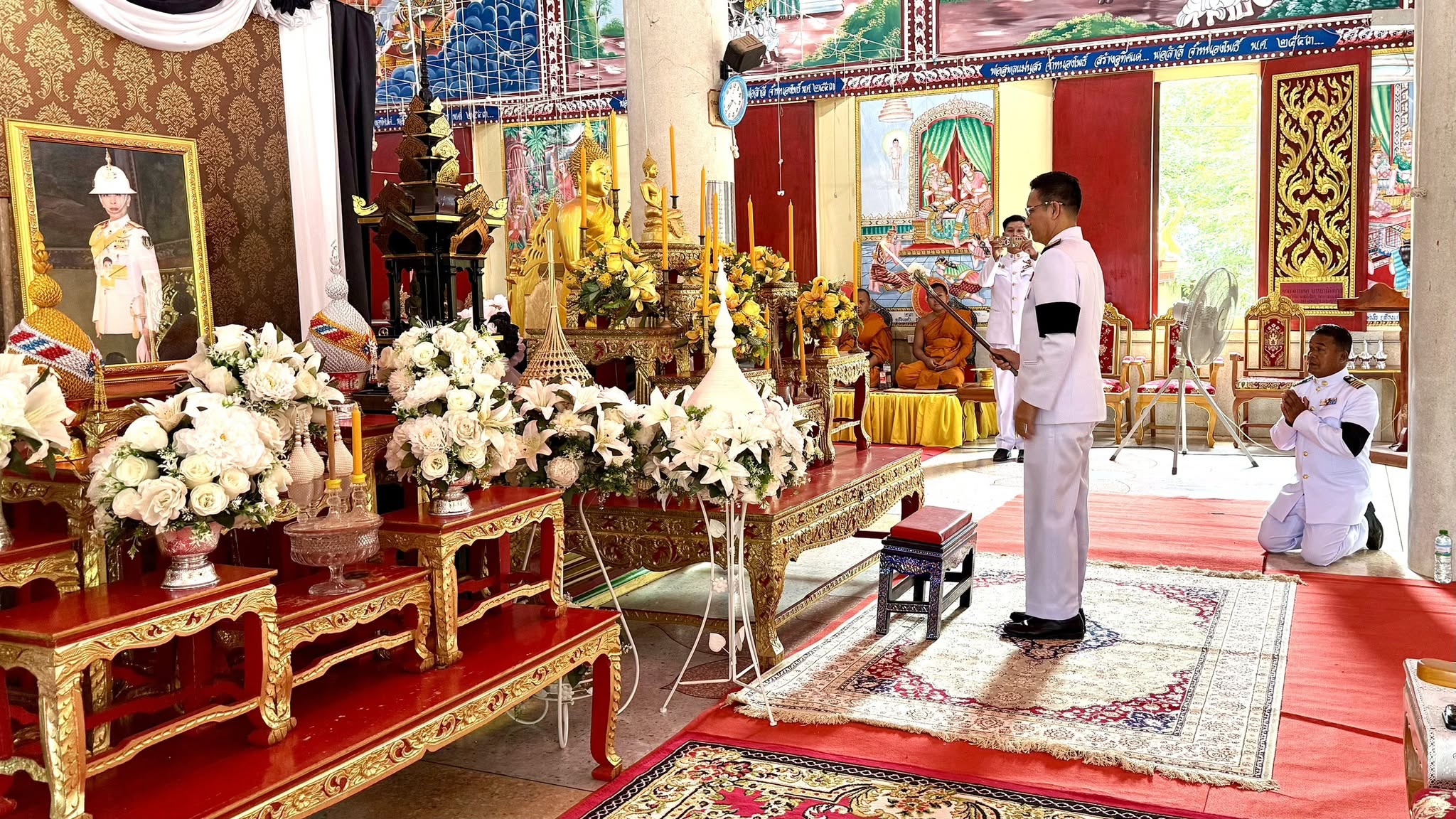 พช.พระยืน จังหวัดขอนแก่น : ร่วมพิธีบำเพ็ญกุศลถวายเป็นพระกุศลแด่ สมเด็จพระเจ้าลูกเธอ เจ้าฟ้าพัชรกิติยาภา นเรนทิราเทพยวดี กรมหลวงราชสาริณีสิริพัชร มหาวัชรราชธิดา ในวาระครบ 7 วัน (สัตตมวาร)